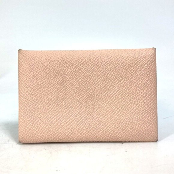 HERMES Bicolor Calvi Verso Business card holder Bifold pass case Card Case - Picture 1 of 12